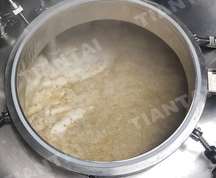 How to check protein aggregation during wort boiling pr